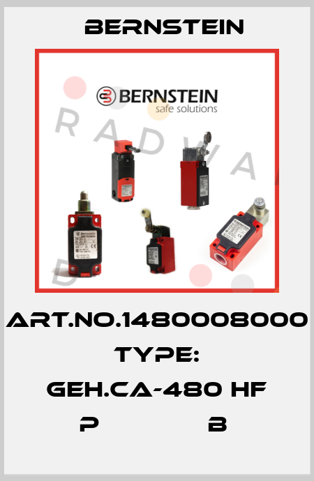 Art.No.1480008000 Type: GEH.CA-480 HF P              B  Bernstein