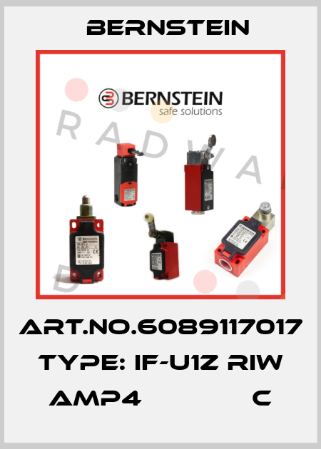Art.No.6089117017 Type: IF-U1Z RIW AMP4              C Bernstein