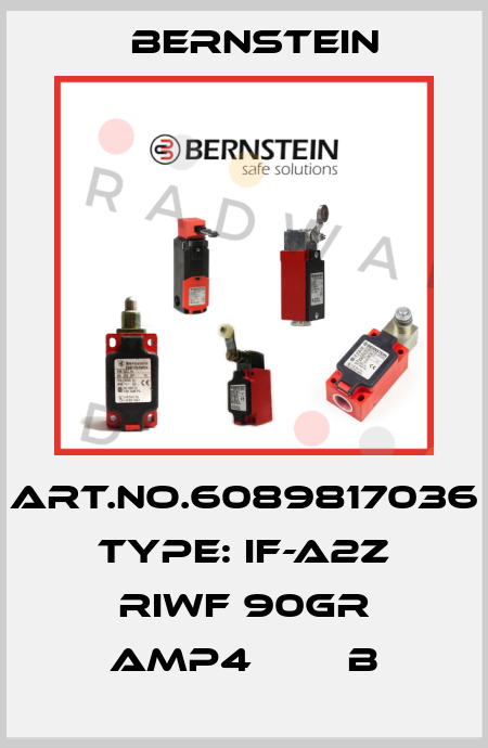Art.No.6089817036 Type: IF-A2Z RIWF 90GR AMP4        B Bernstein