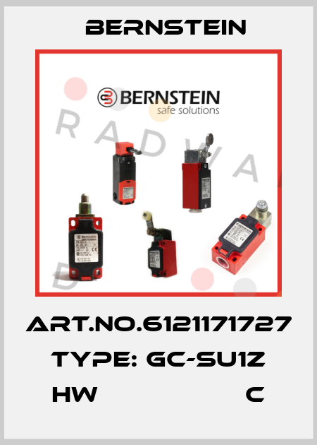 Art.No.6121171727 Type: GC-SU1Z HW                   C Bernstein