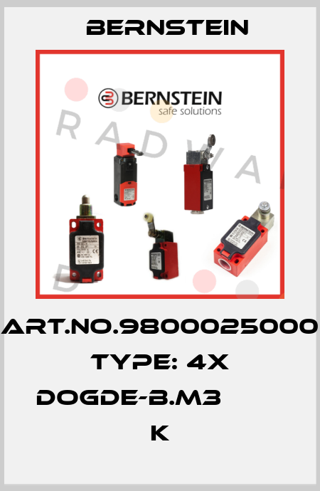 Art.No.9800025000 Type: 4X DOGDE-B.M3                K Bernstein