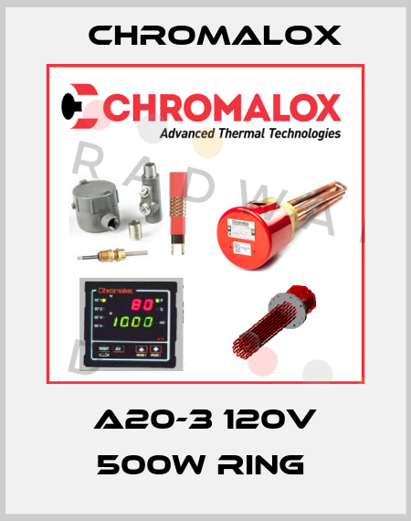A20-3 120V 500W RING  Chromalox