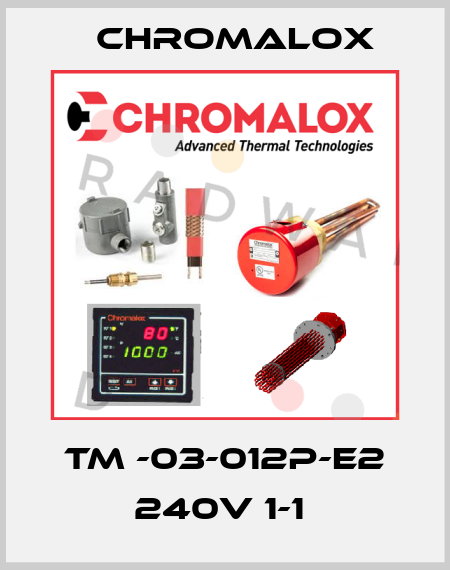 TM -03-012P-E2 240V 1-1  Chromalox