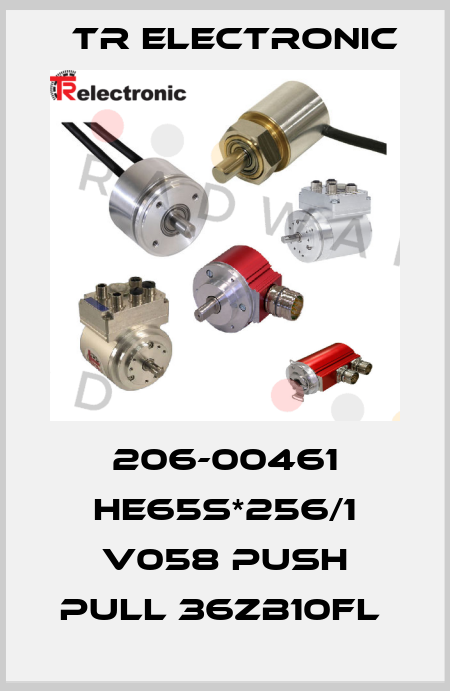 206-00461 HE65S*256/1 V058 PUSH PULL 36ZB10FL  TR Electronic