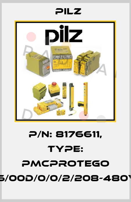 p/n: 8176611, Type: PMCprotego D.06/00D/0/0/2/208-480VAC Pilz