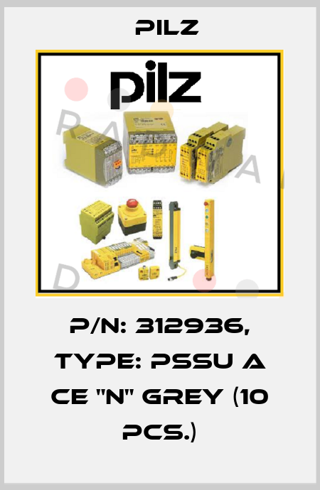 p/n: 312936, Type: PSSu A CE "N" grey (10 pcs.) Pilz