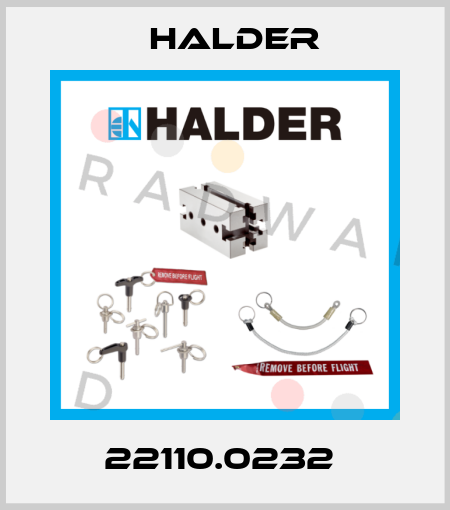 22110.0232  Halder