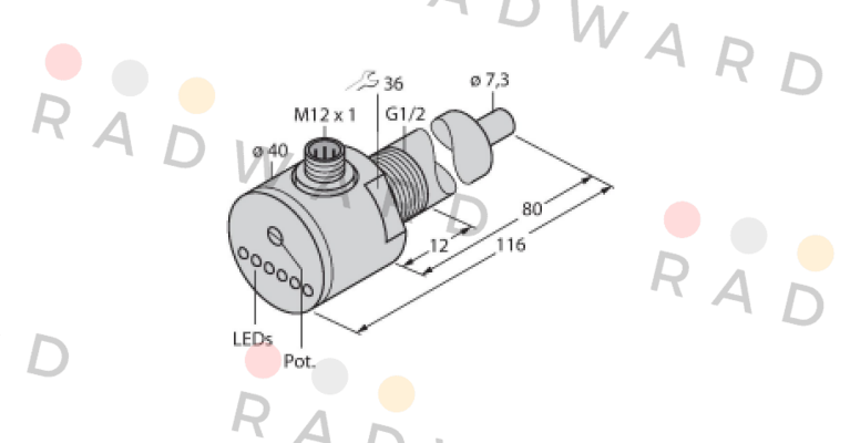 FCS-G1/2A4-AP8X-H1141/L080 Turck