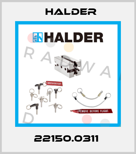 22150.0311  Halder