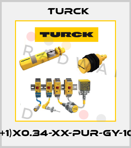 CABLE(4+1)X0.34-XX-PUR-GY-100M/TXG Turck
