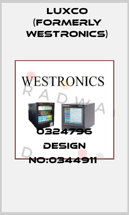 0324796 DESIGN NO:0344911  Luxco (formerly Westronics)