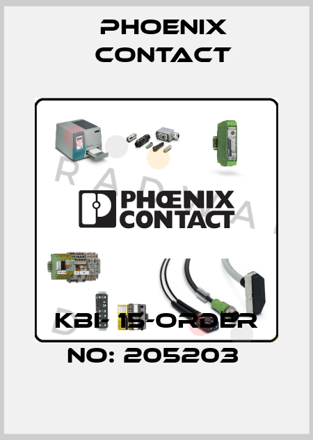 KBI- 15-ORDER NO: 205203  Phoenix Contact