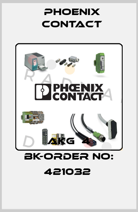 AKG  4 BK-ORDER NO: 421032  Phoenix Contact
