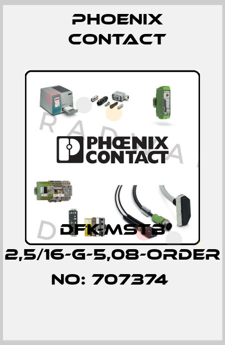 DFK-MSTB 2,5/16-G-5,08-ORDER NO: 707374  Phoenix Contact