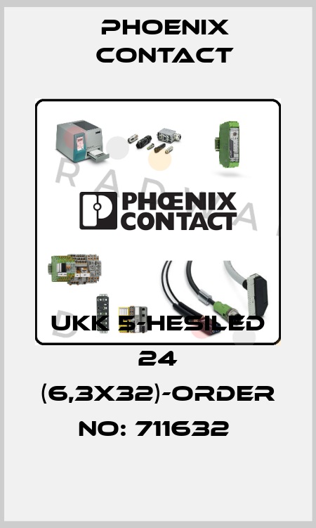 UKK 5-HESILED 24 (6,3X32)-ORDER NO: 711632  Phoenix Contact