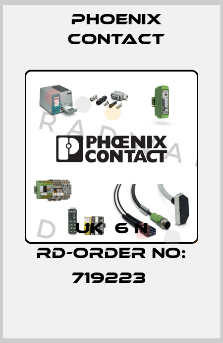 UK  6 N RD-ORDER NO: 719223  Phoenix Contact