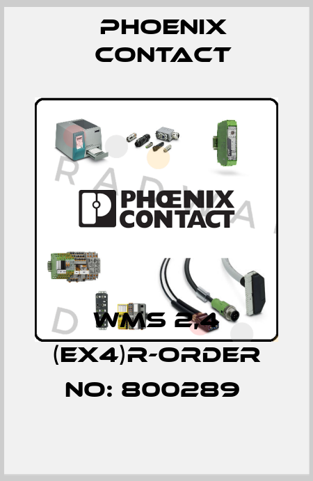 WMS 2,4 (EX4)R-ORDER NO: 800289  Phoenix Contact