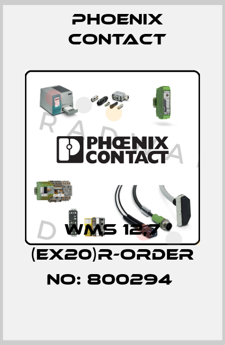 WMS 12,7 (EX20)R-ORDER NO: 800294  Phoenix Contact