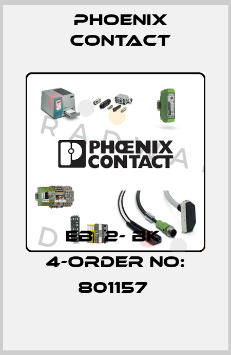 EB  2- BK  4-ORDER NO: 801157  Phoenix Contact