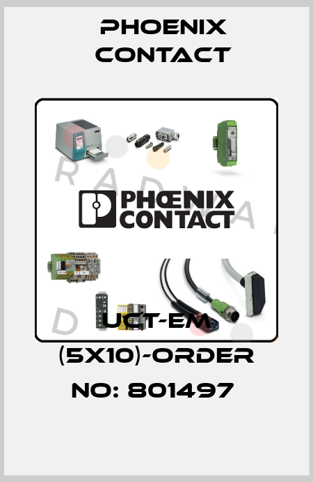 UCT-EM (5X10)-ORDER NO: 801497  Phoenix Contact
