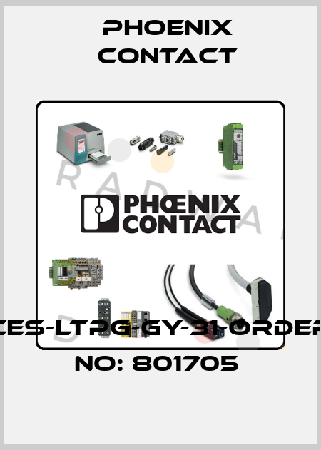 CES-LTPG-GY-31-ORDER NO: 801705  Phoenix Contact