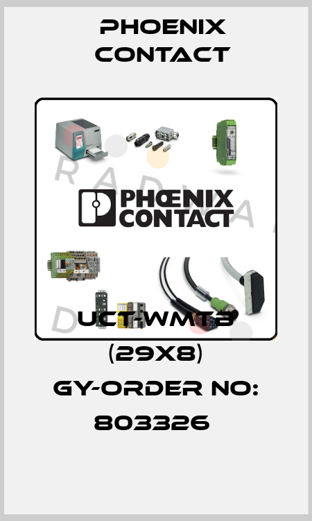 UCT-WMTB (29X8) GY-ORDER NO: 803326  Phoenix Contact