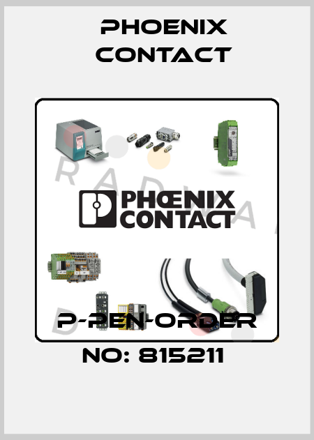 P-PEN-ORDER NO: 815211  Phoenix Contact