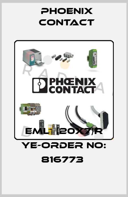 EML  (20X7)R YE-ORDER NO: 816773  Phoenix Contact