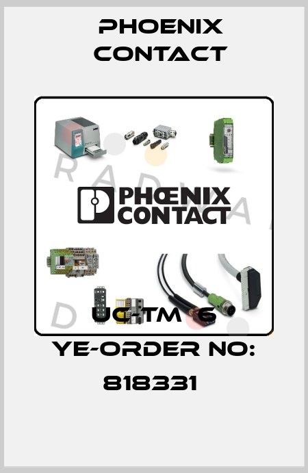 UC-TM  6 YE-ORDER NO: 818331  Phoenix Contact