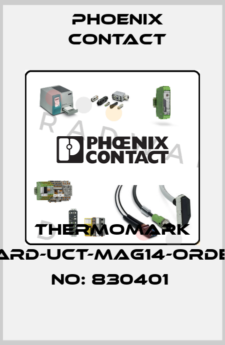 THERMOMARK CARD-UCT-MAG14-ORDER NO: 830401  Phoenix Contact