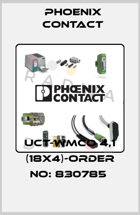 UCT-WMCO 4,1 (18X4)-ORDER NO: 830785  Phoenix Contact