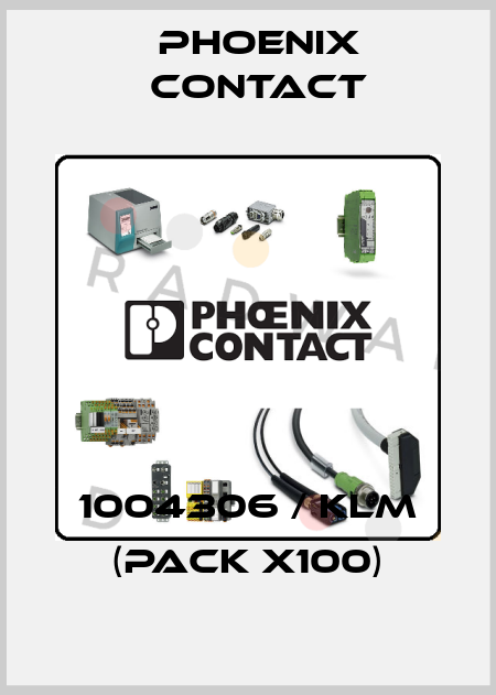 1004306 / KLM (pack x100) Phoenix Contact