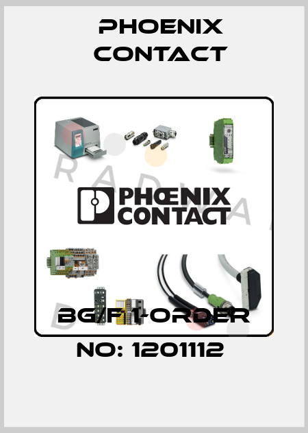BG/F 1-ORDER NO: 1201112  Phoenix Contact