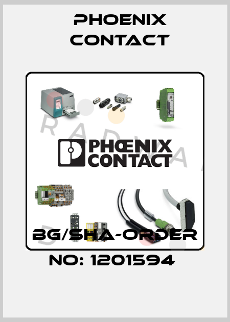 BG/SHA-ORDER NO: 1201594  Phoenix Contact