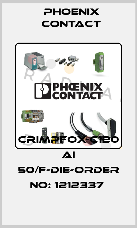 CRIMPFOX-C120 AI 50/F-DIE-ORDER NO: 1212337  Phoenix Contact