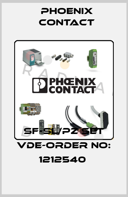 SF-SL/PZ SET VDE-ORDER NO: 1212540  Phoenix Contact