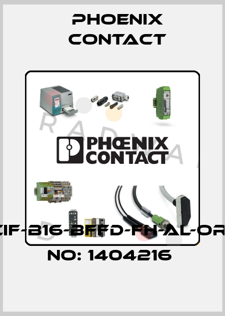 HC-CIF-B16-BFFD-FH-AL-ORDER NO: 1404216  Phoenix Contact