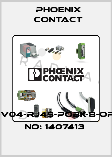 CUC-V04-RJ45-POBK-8-ORDER NO: 1407413  Phoenix Contact