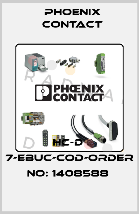 HC-D  7-EBUC-COD-ORDER NO: 1408588  Phoenix Contact