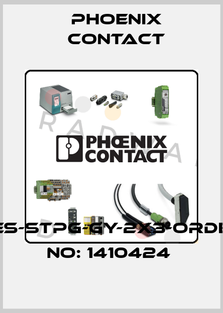 CES-STPG-GY-2X3-ORDER NO: 1410424  Phoenix Contact