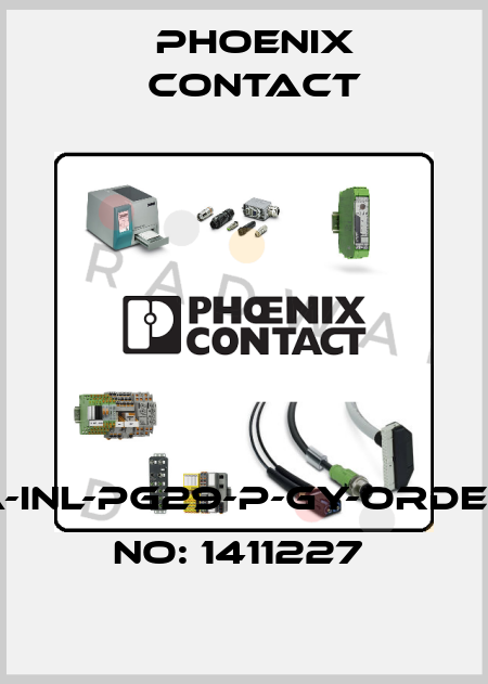 A-INL-PG29-P-GY-ORDER NO: 1411227  Phoenix Contact