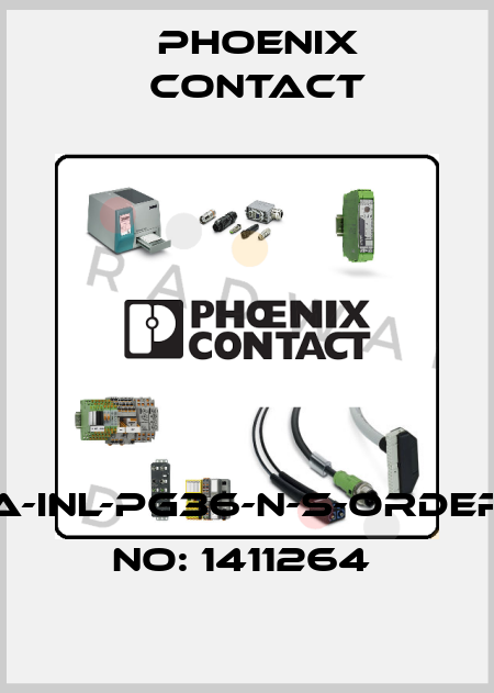 A-INL-PG36-N-S-ORDER NO: 1411264  Phoenix Contact