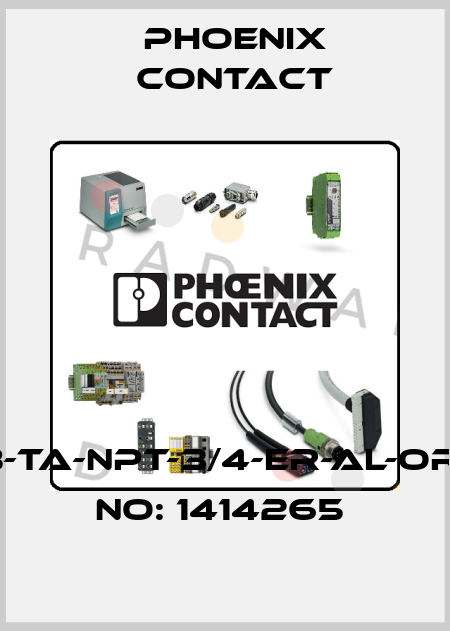 HC-B-TA-NPT-3/4-ER-AL-ORDER NO: 1414265  Phoenix Contact