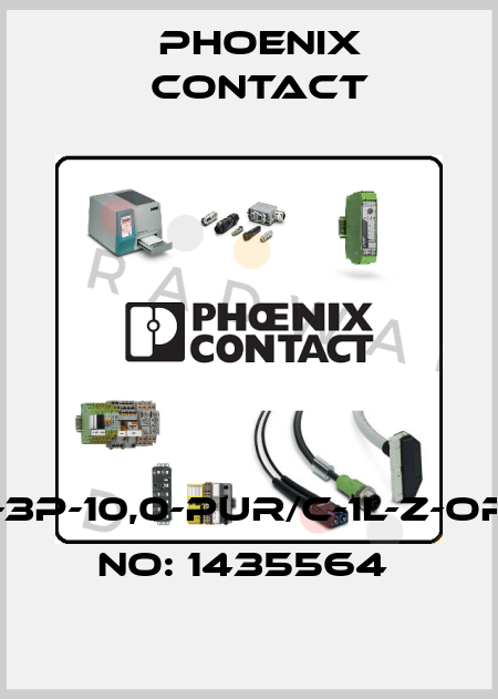 SAC-3P-10,0-PUR/C-1L-Z-ORDER NO: 1435564  Phoenix Contact