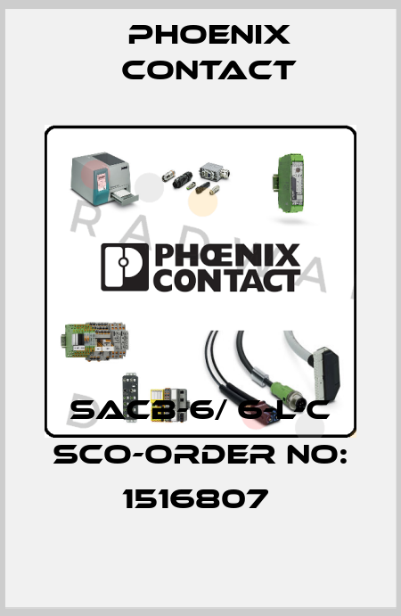 SACB-6/ 6-L-C SCO-ORDER NO: 1516807  Phoenix Contact
