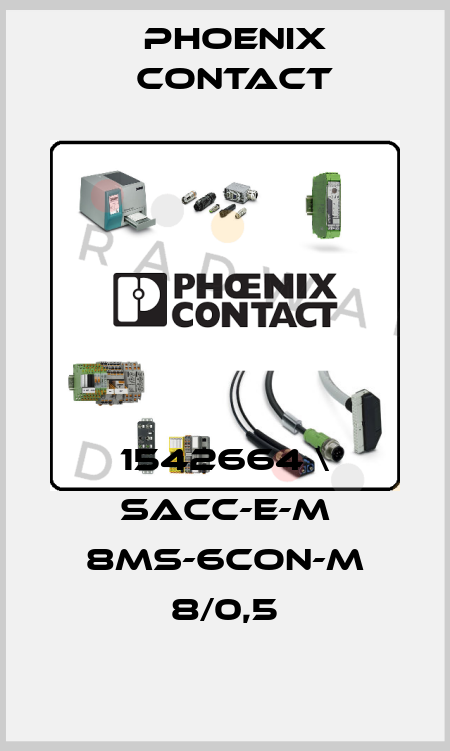 1542664 \ SACC-E-M 8MS-6CON-M 8/0,5 Phoenix Contact