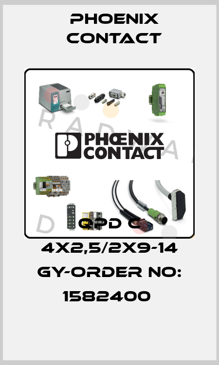 QPD C 4X2,5/2X9-14 GY-ORDER NO: 1582400  Phoenix Contact