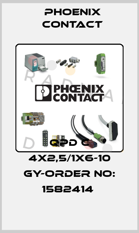 QPD C 4X2,5/1X6-10 GY-ORDER NO: 1582414  Phoenix Contact
