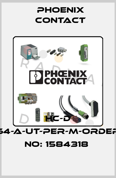 HC-D 64-A-UT-PER-M-ORDER NO: 1584318  Phoenix Contact