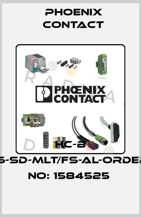 HC-B 16-SD-MLT/FS-AL-ORDER NO: 1584525  Phoenix Contact